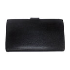 Chanel Ten Wallet Caviar Leather Black CC Logo Kiss Lock — view 2