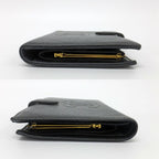 Chanel Ten Wallet Caviar Leather Black CC Logo Kiss Lock — view 4