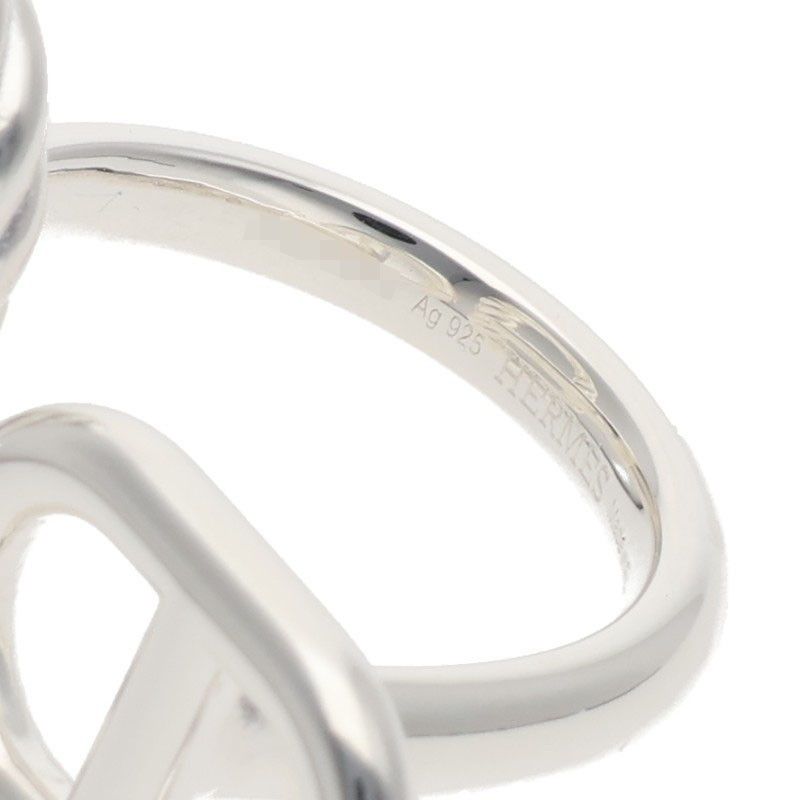 Hermes Chaine D'ancre Alea II Silver Ring — view 3