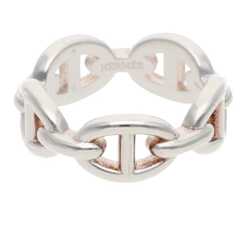Hermes Chaine D'ancre Enchainee PM Silver Ring