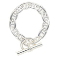 Hermes Chaine D'ancre TGM Silver Bracelet