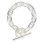 Hermes Chaine D'ancre TGM Silver Bracelet