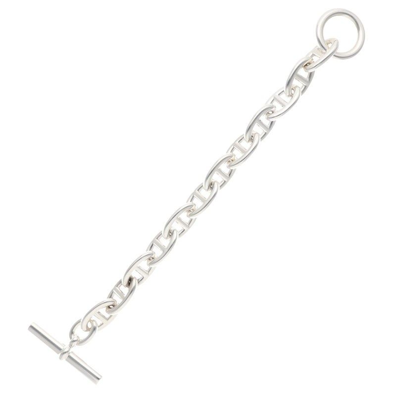 Hermes Chaine D'ancre TGM Silver Bracelet — view 2