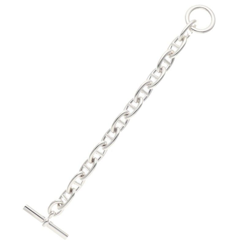 Hermes Chaine D'ancre TGM Silver Bracelet — view 2
