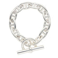 Hermes Chaine D'ancre TGM Silver Bracelet