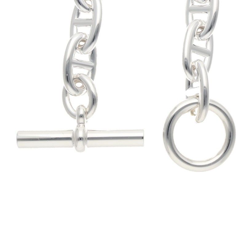 Hermes Chaine D'ancre TGM Silver Bracelet — view 4