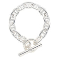 Hermes Chaine D'ancre TGM Silver Bracelet