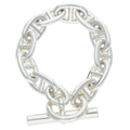 Hermes Chaine D'ancre TGM Silver Bracelet