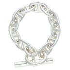 Hermes Chaine D'ancre TGM Silver Bracelet