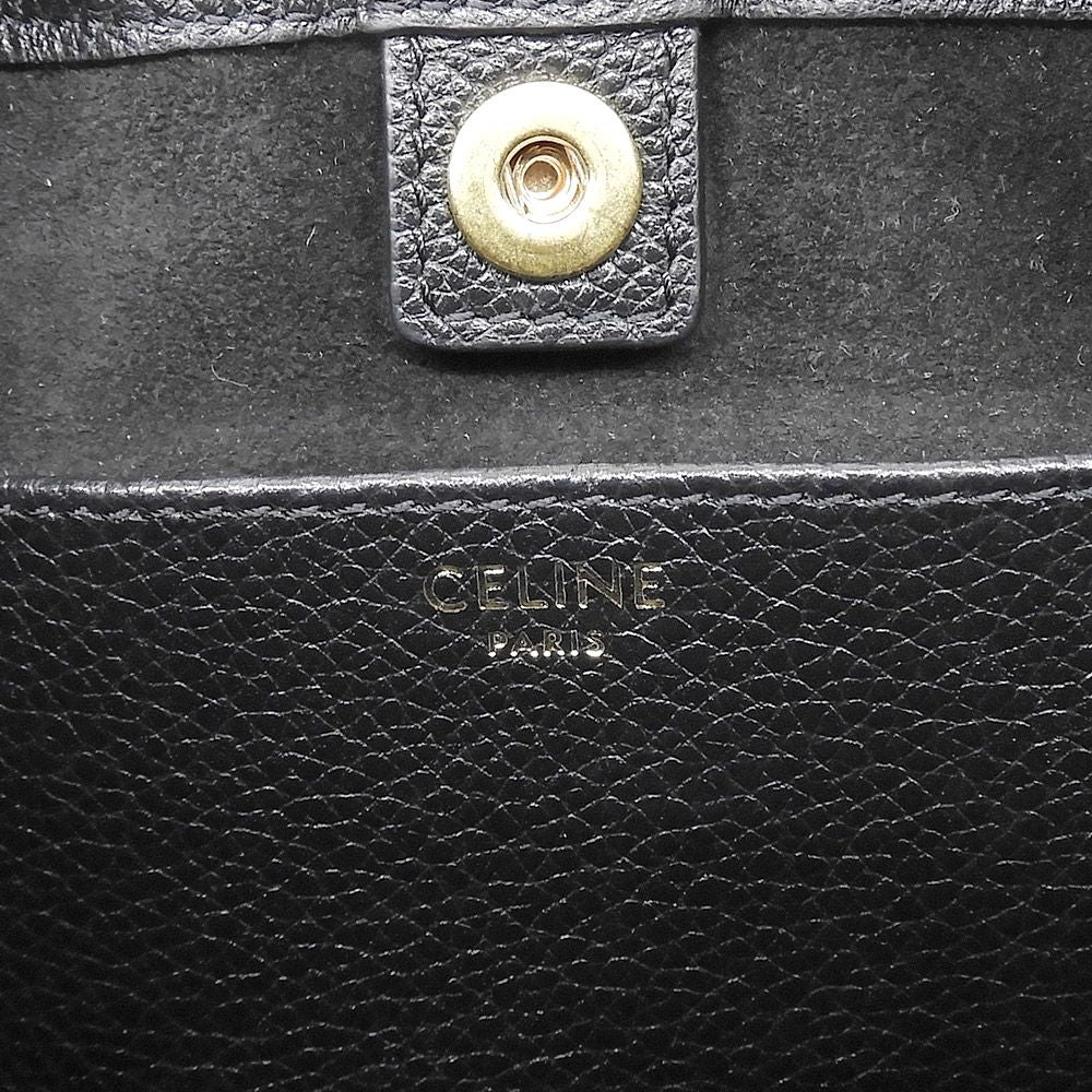 Celine Cuir Triomphe Small Luca Drawstring Shoulder — view 8