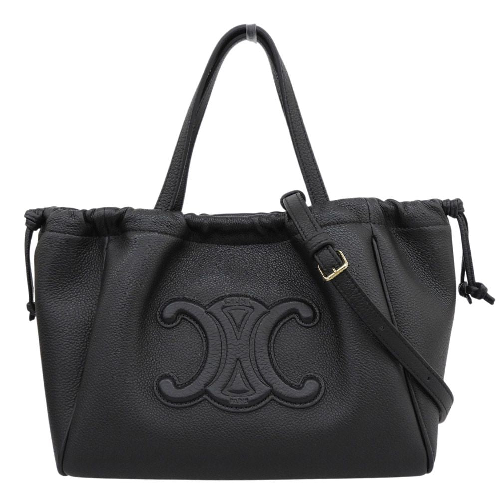Celine Cuir Triomphe Small Luca Drawstring Shoulder