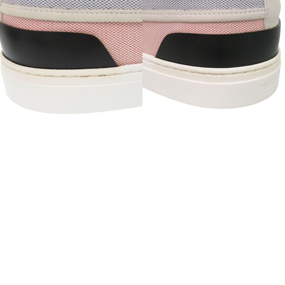 Hermes Envy 40.5 Canvas Pink Blue White Sneakers — view 9
