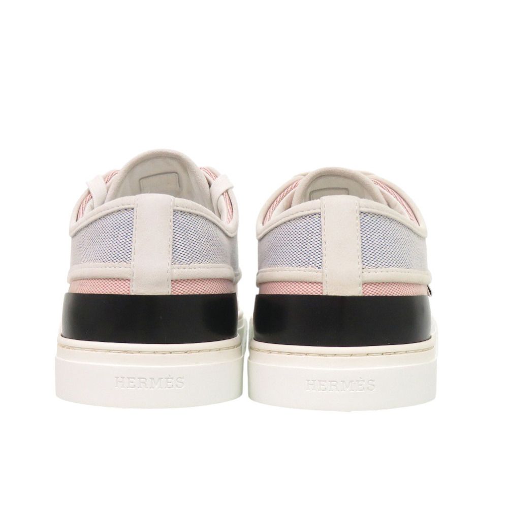 Hermes Envy 40.5 Canvas Pink Blue White Sneakers — view 6