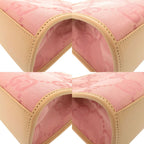 Gucci Vintage Jackie GG Pattern 002 Canvas Leather Pink Beige Shoulder — view 4