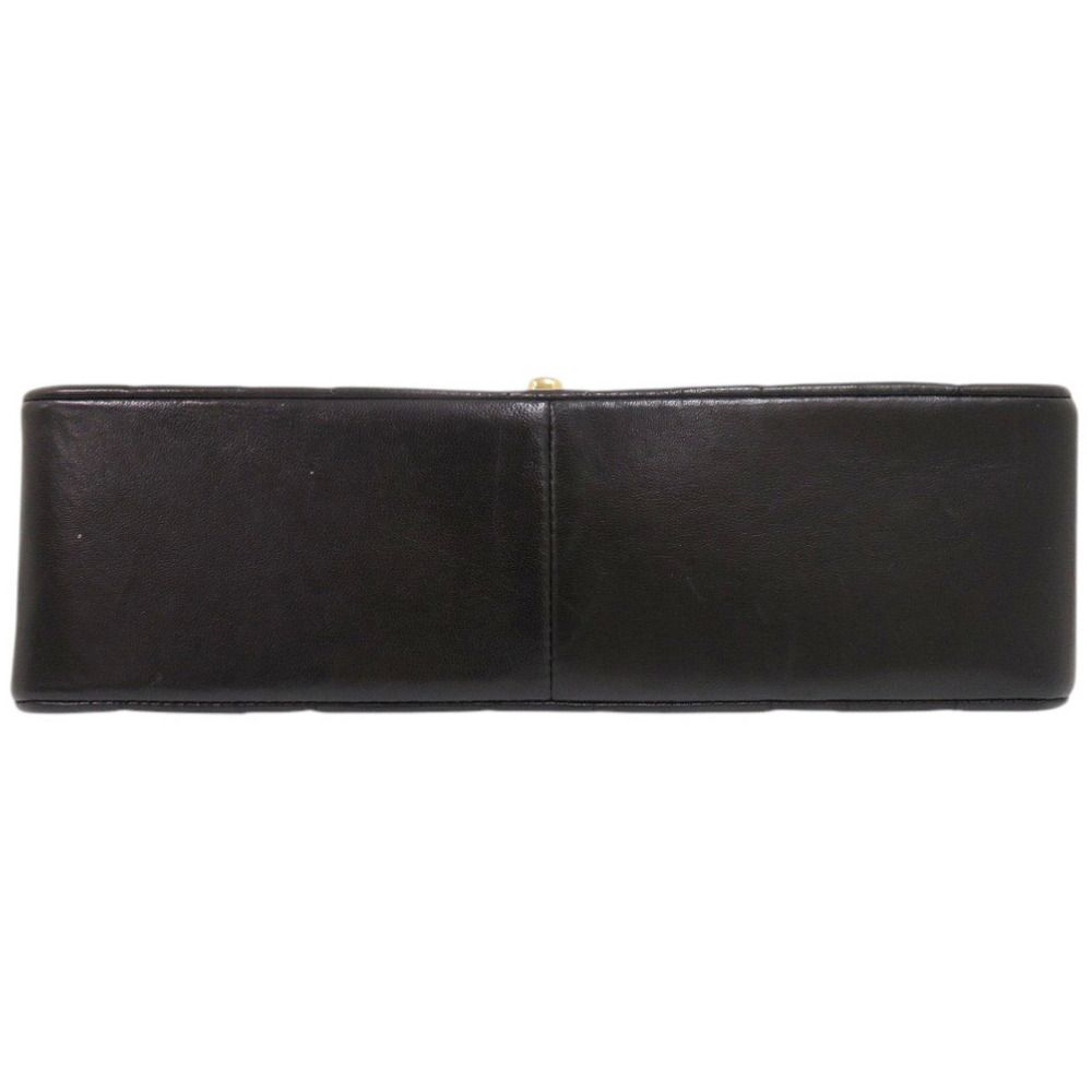 Chanel Diana 25 Lambskin Black Quilted Shoulder Bag CC Logo — view 3