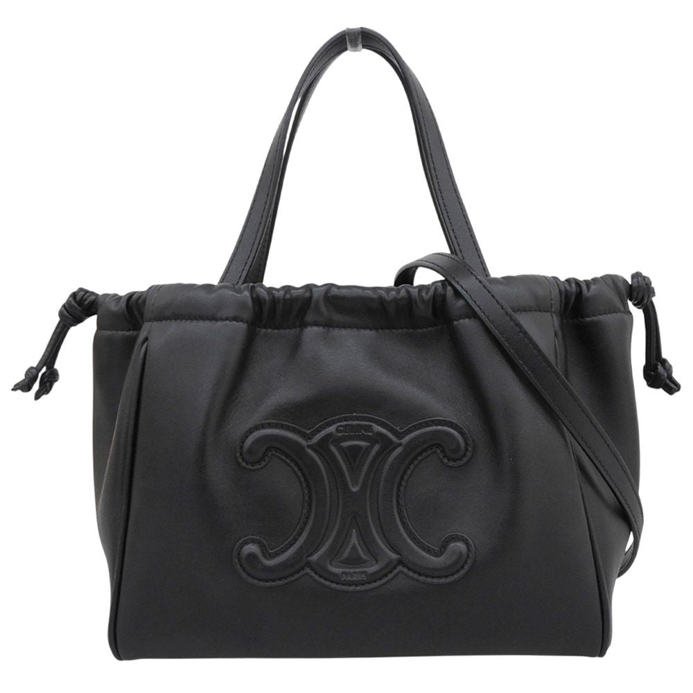 Celine Cuir Triomphe Small Luca Drawstring Shoulder