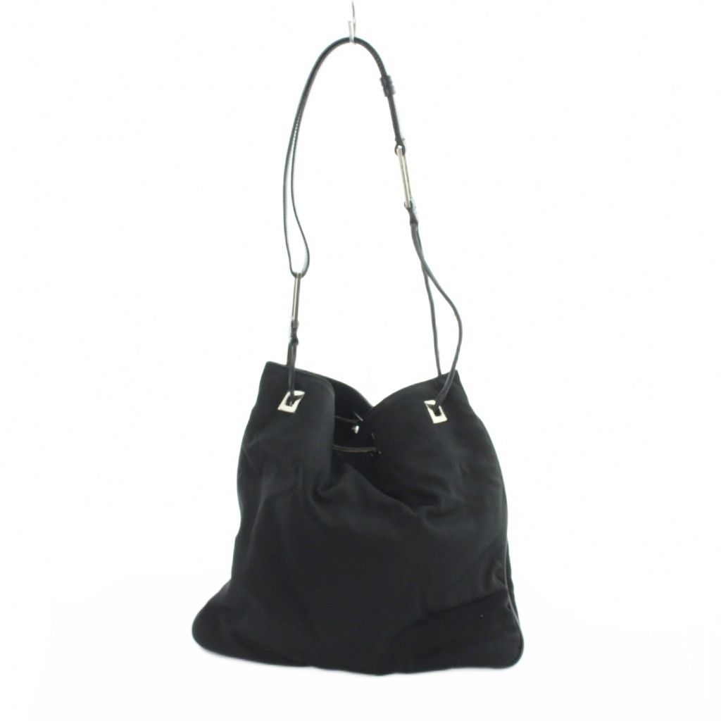Gucci 001 Shoulder Bag Tote Logo Black