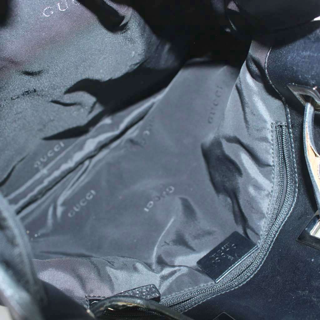 Gucci 001 Shoulder Bag Tote Logo Black — view 7