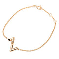 Louis Vuitton LV Vault Upside Down Bracelet 18k Pink Gold