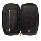 Louis Vuitton Taiga Organizer Zip Around Wallet Black Leather — view 4