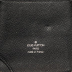 Louis Vuitton Taiga Organizer Zip Around Wallet Black Leather — view 6