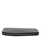 Louis Vuitton Taiga Organizer Zip Around Wallet Black Leather — view 3