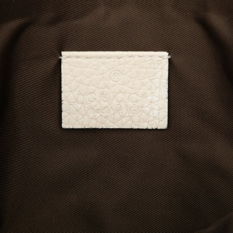 Gucci Animalier Bi Clutch Ivory Leather — view 5