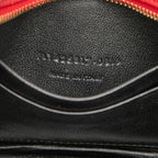 Saint Laurent Monogram Bloga Tassel YSL Logo Crossbody Shoulder Bag Red Leather — view 6