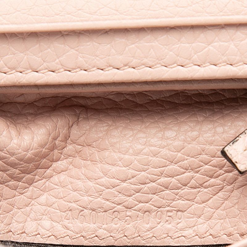 Gucci Animalier Bifold Wallet Pink Leather — view 7