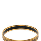 Hermes Enamel PM Bangle Gold Multicolor Plated Bracelet — view 4