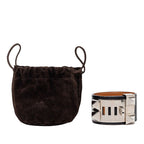 Hermes Collier de Chien Bracelet S Black Box Calf — view 7