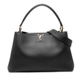 Louis Vuitton Capucines Super GM 2-Way Shoulder Bag Black Leather