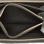 Louis Vuitton Monogram Empreinte Zippy Wallet Noir Black Leather — view 4