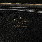 Louis Vuitton Monogram Empreinte Zippy Wallet Noir Black Leather — view 5