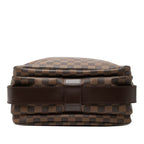 Louis Vuitton Damier Naviglio Crossbody Shoulder Bag Brown — view 3