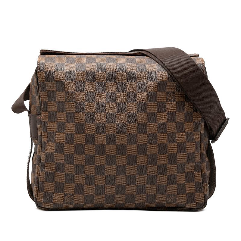 Louis Vuitton Damier Naviglio Crossbody Shoulder Bag Brown