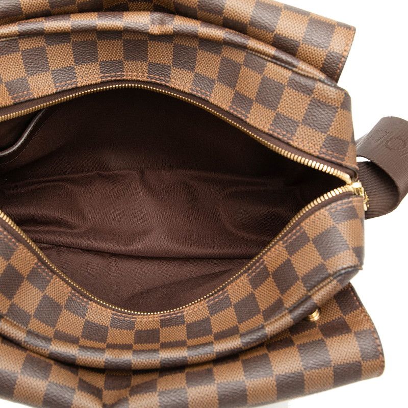 Louis Vuitton Damier Naviglio Crossbody Shoulder Bag Brown — view 4