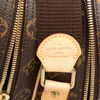 Louis Vuitton Monogram Reporter GM Crossbody Shoulder Bag Brown Leather — view 6