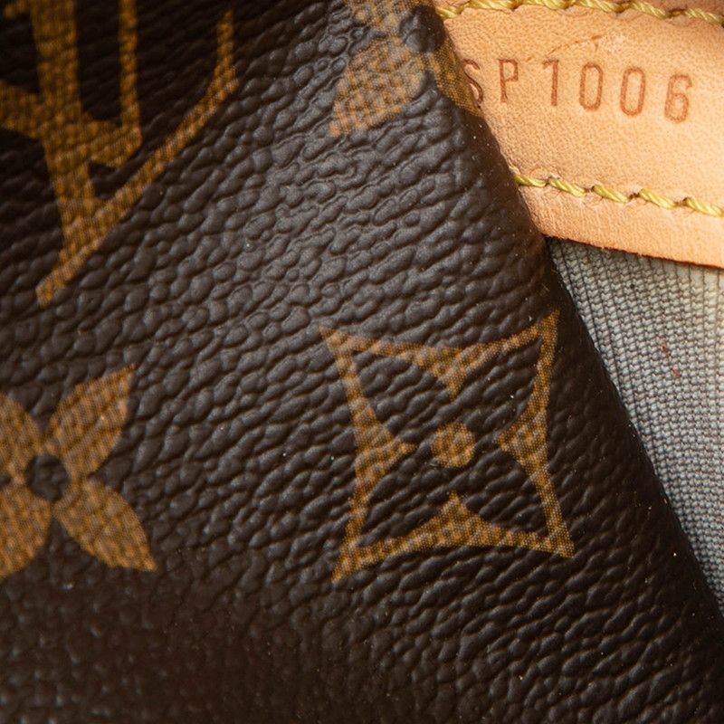 Louis Vuitton Monogram Reporter GM Crossbody Shoulder Bag Brown Leather — view 7