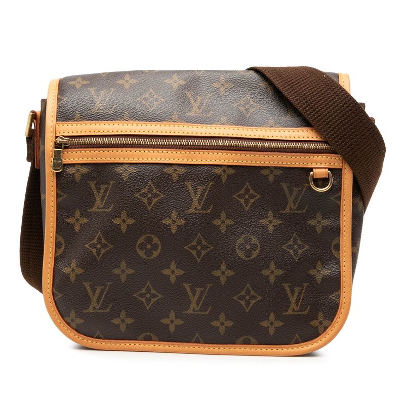 Louis Vuitton Monogram Messenger Bosphore PM Crossbody Shoulder Bag Brown