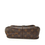 Louis Vuitton Monogram Passy Chain Shoulder Bag Brown Leather — view 3