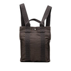 Hermes Her Line a Dos PM Backpack Gray Canvas