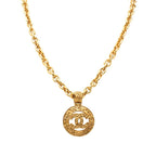Chanel CC Logo Chain Long Necklace Plated