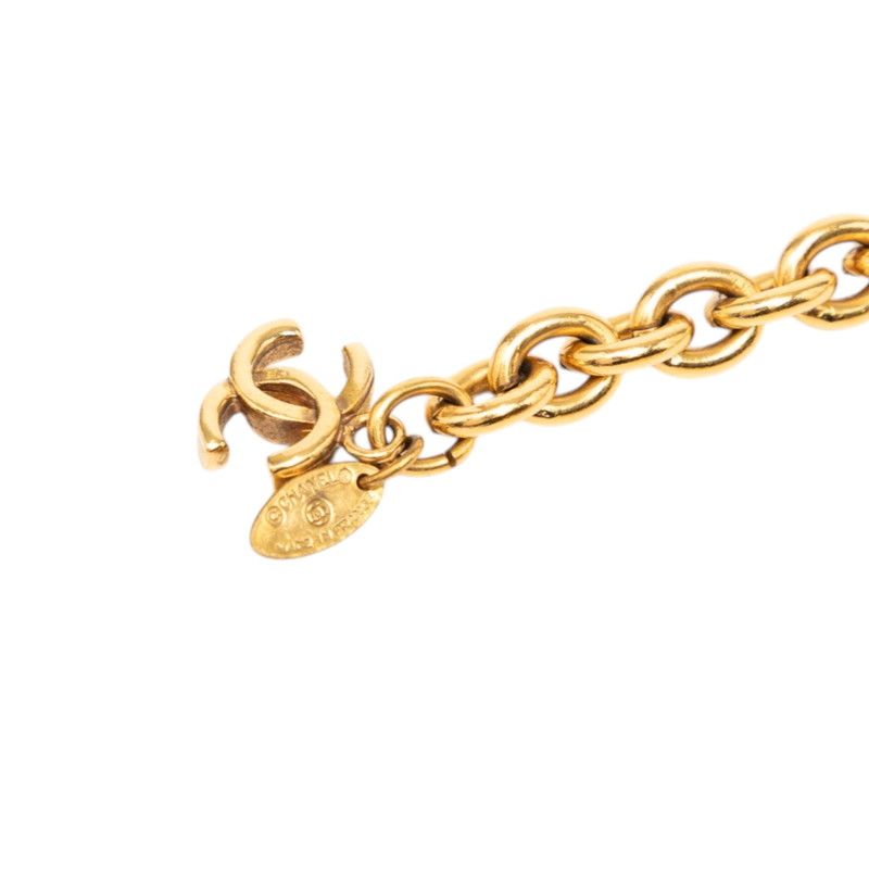 Chanel Quilted CC Logo Chain Belt Gold Plated — view 3
