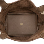 Hermes Picotin Lock PM Handbag Brown Gold Taurillon Clemence — view 4