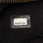 Chanel CC Logo Quilted Chain Shoulder Bag Black Caviar Leather — view 6