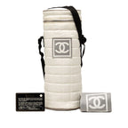 Chanel Sports Line CC Logo Bottle Holder Shoulder White Nylon — view 9