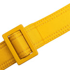Fendi Baguette Messenger Crossbody Shoulder Bag Yellow Nylon — view 8