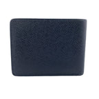 Louis Vuitton Portefeuille Multiple Taiga Leather Billfold Navy Wallet — view 2