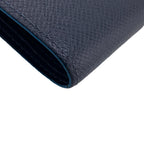 Louis Vuitton Portefeuille Multiple Taiga Leather Billfold Navy Wallet — view 6